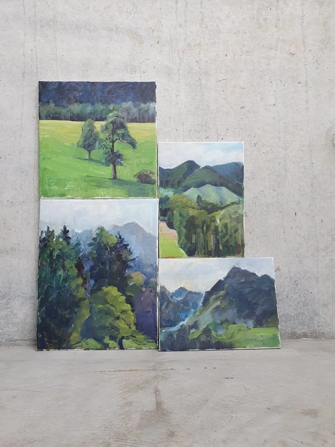 "Berg" Etüde — Ansicht 1